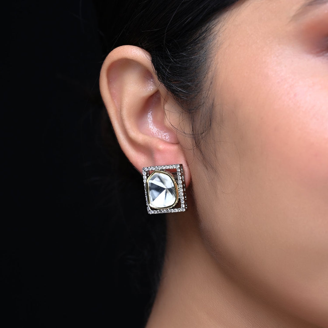 Saloni Uncut Diamond Polki Studs/Tops