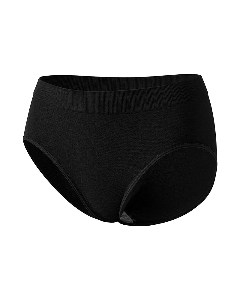 Women’s Solid Hip-Lifting Pure Cotton Slimming Briefs Seamless Low Waist Underwear  - By Qivii