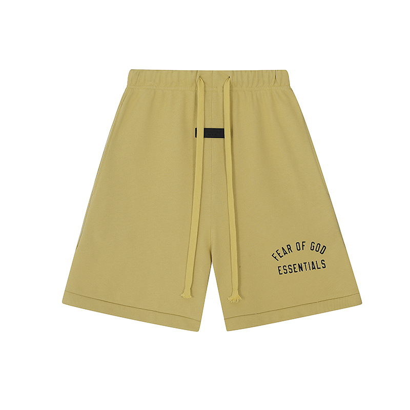 FW24 Half Arc T-Shirt / Shorts / Set - Yellow  - By Qivii