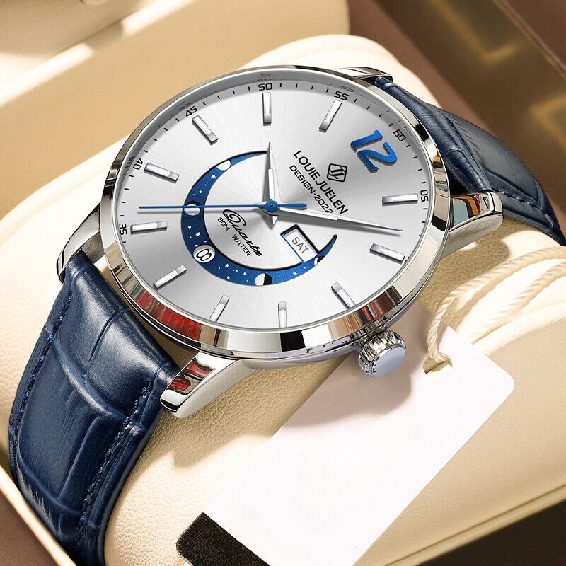 Chique Maanfase Horloge  - By Qivii