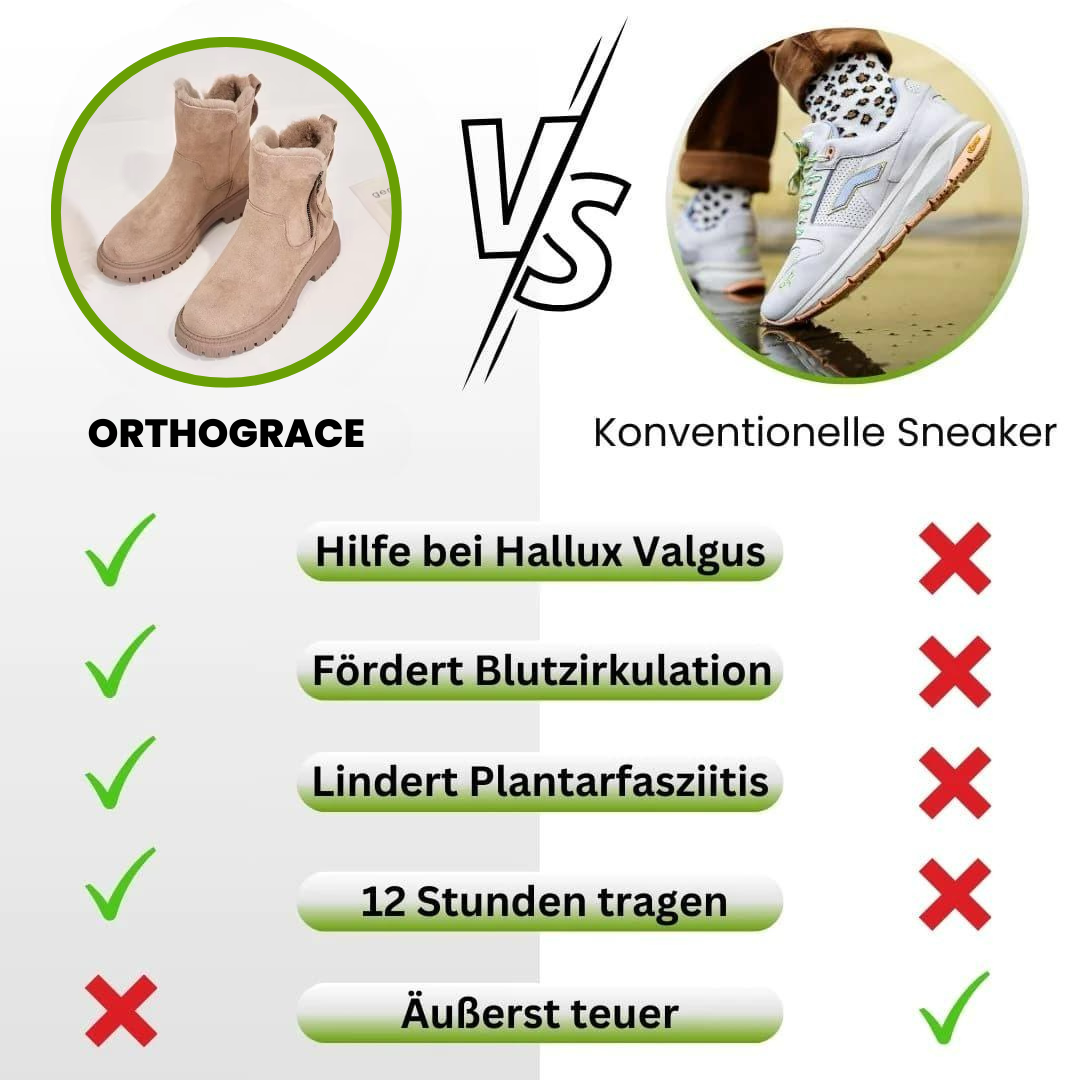 NordicWarm - Ergonomische, wasserdichte & rutschfeste Schuhe für Herbst & Winter zur Schmerzlinderung  - By Qivii