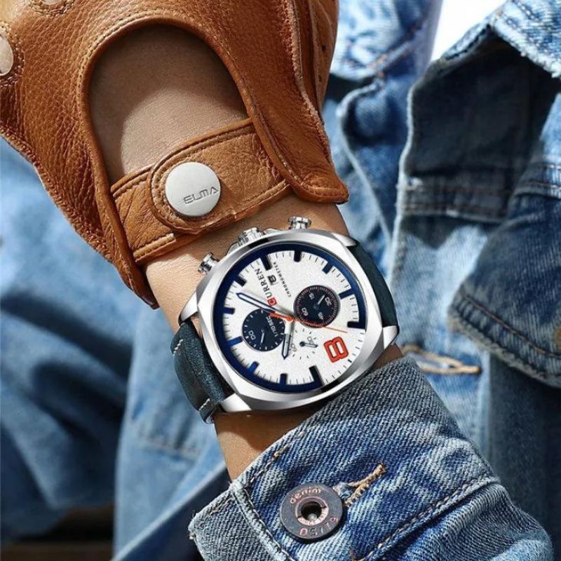 Waterdichte Militaire Chronograaf Sporthorloge  - By Qivii