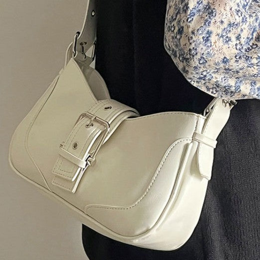 Women's Luna Saddle Bag – Retro Chic Crossbody Shoulder Bag | Y2K Minimalist Purse