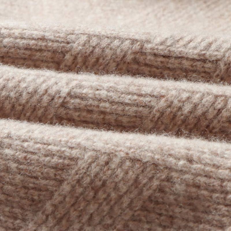 Giovanni Jacquard Cashmere Sweater  - By Qivii