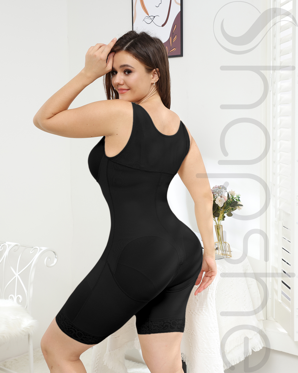Shapshe® Women Tummy Control Full Body Shaper Butt Lifter Thigh Slimmer Shapewear  - By Qivii