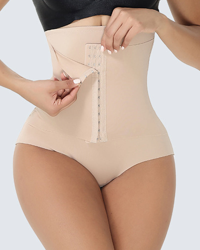 High-waisted Tummy Control Breathable Mesh Panties Shorts  - By Qivii