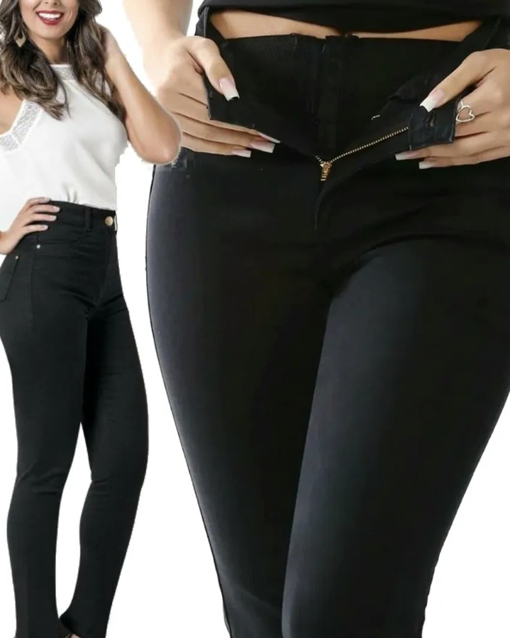 Shapshe® Jeans High Waist With Super Lipo Spandex  - By Qivii