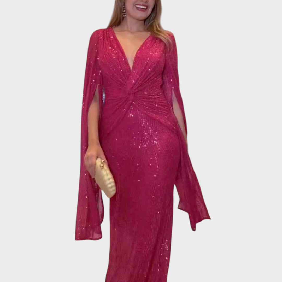 Nerma - Maxi Robe Brillante  - By Qivii