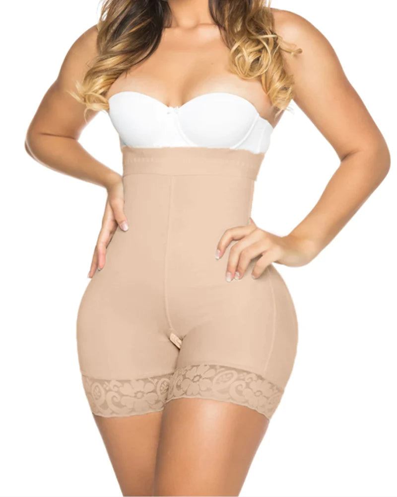 Shapshe® Butt Lifter Double Compression Shorts Tummy Control Shapewear  - By Qivii