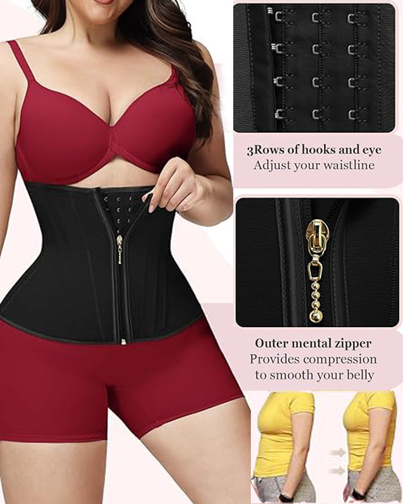 Shapshe® Zip & Breasted Body Shaper Tank Top Waist Trainer  - By Qivii