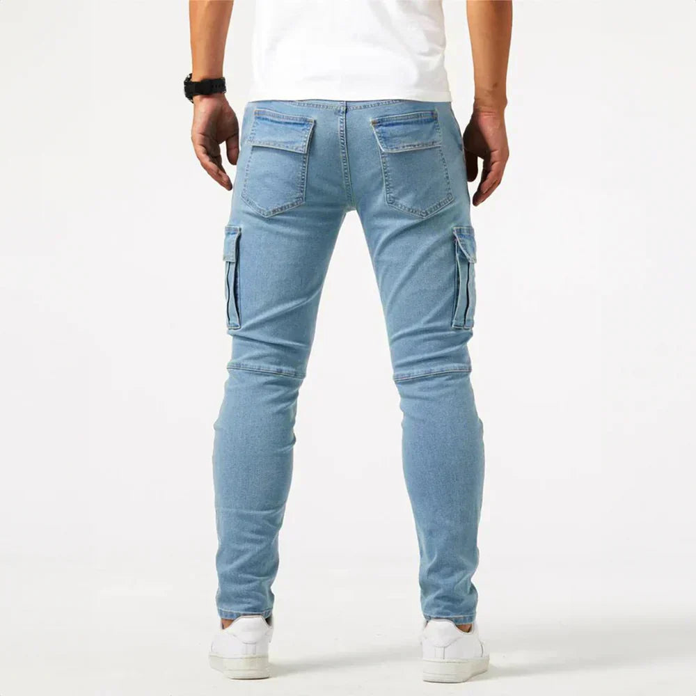 ALEX™ | ELASTISCHE CARGO JEANS  - By Qivii