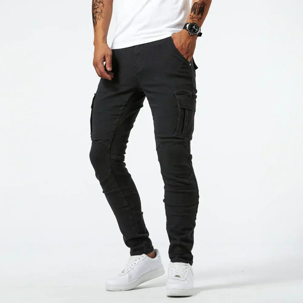 ALEX™ | ELASTISCHE CARGO JEANS  - By Qivii