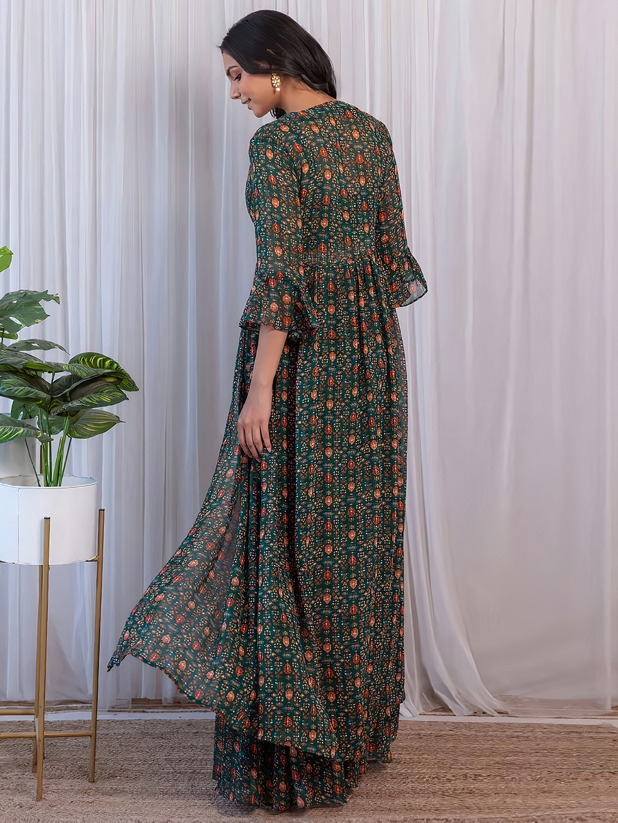 pair with high heels and formal hairstyle for a head-turning look