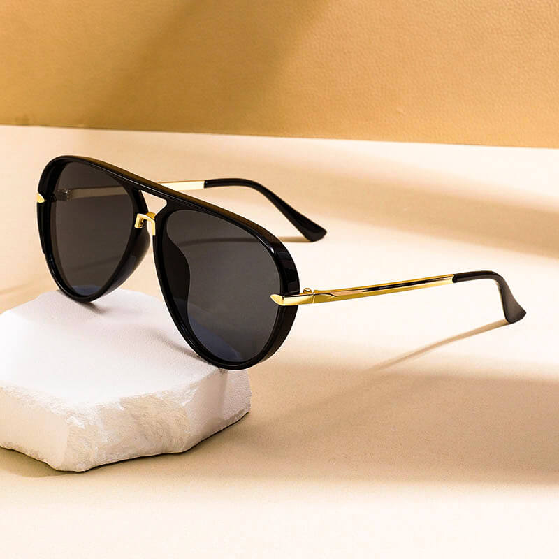 Primadona Retro Aviator Shades  - By Qivii