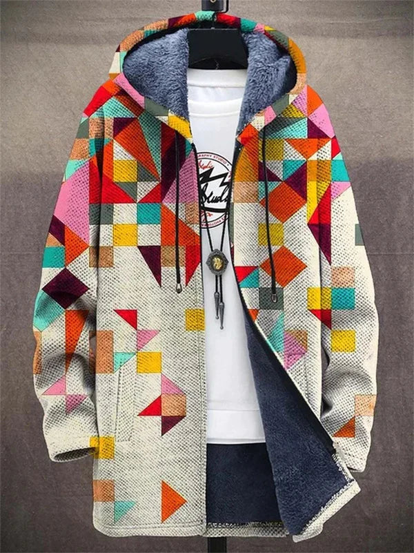 Aria™ - Luxe cardigan geïnspireerd door kunst + ritssluiting  - By Qivii