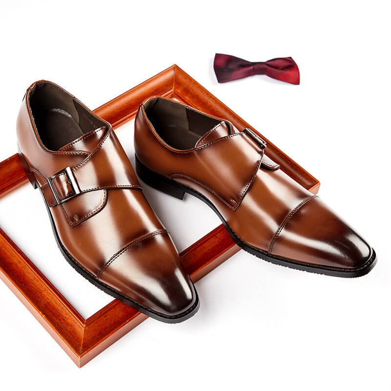 Leonardo Bellini Leather Shoes  - By Qivii