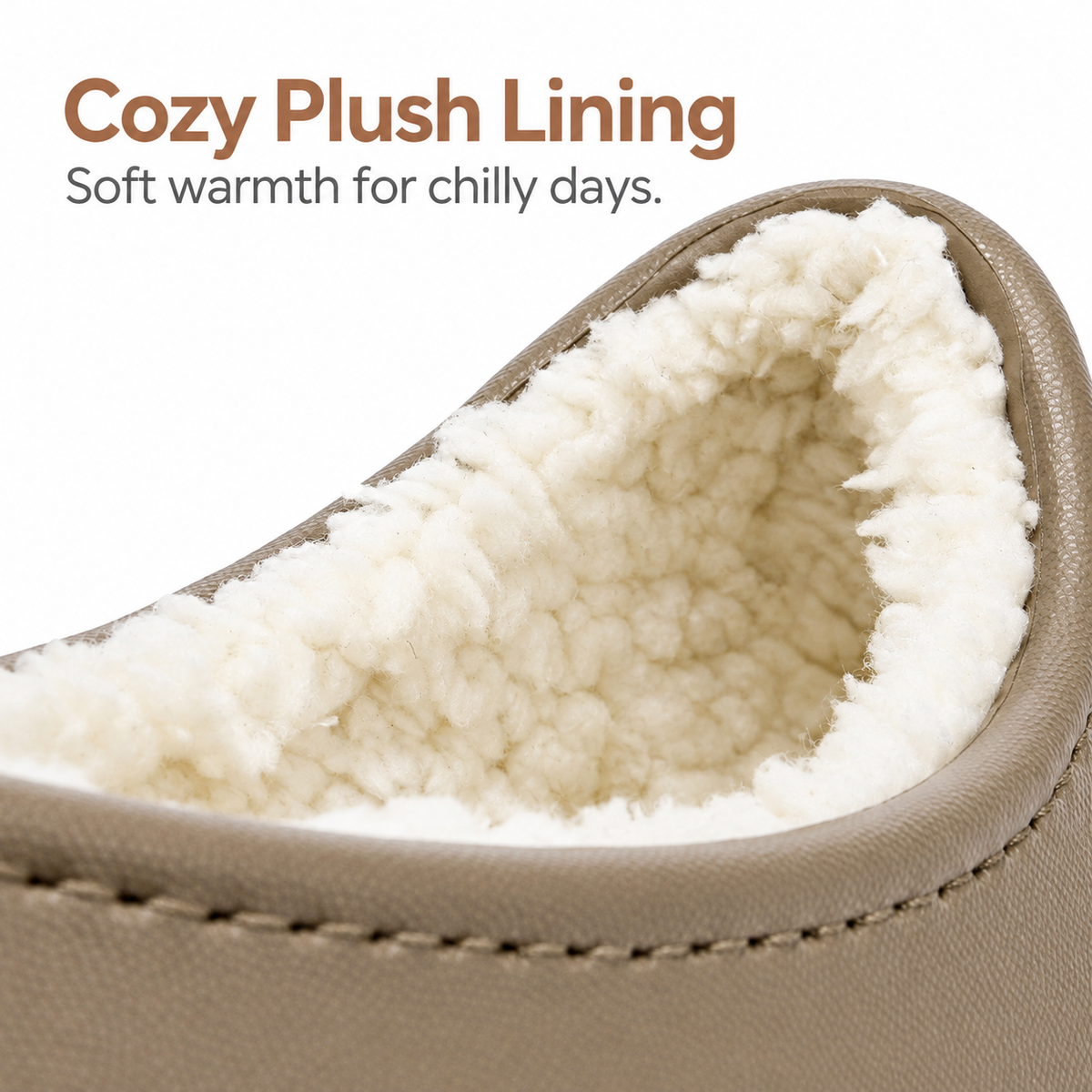 Women's Rovelle plush-lined closed-back slip-on clogs with sculpted EVA sole by Bootara, available in US sizes 5-11.