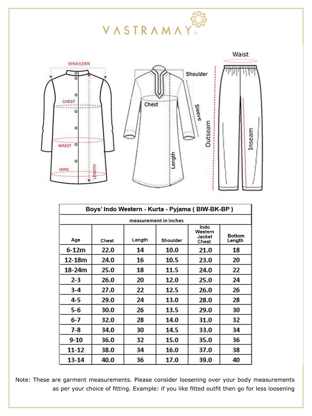 VASTRAMAY Boy's Turquoise Indo Western Jacket With Cream Kurta And Pyjama Set