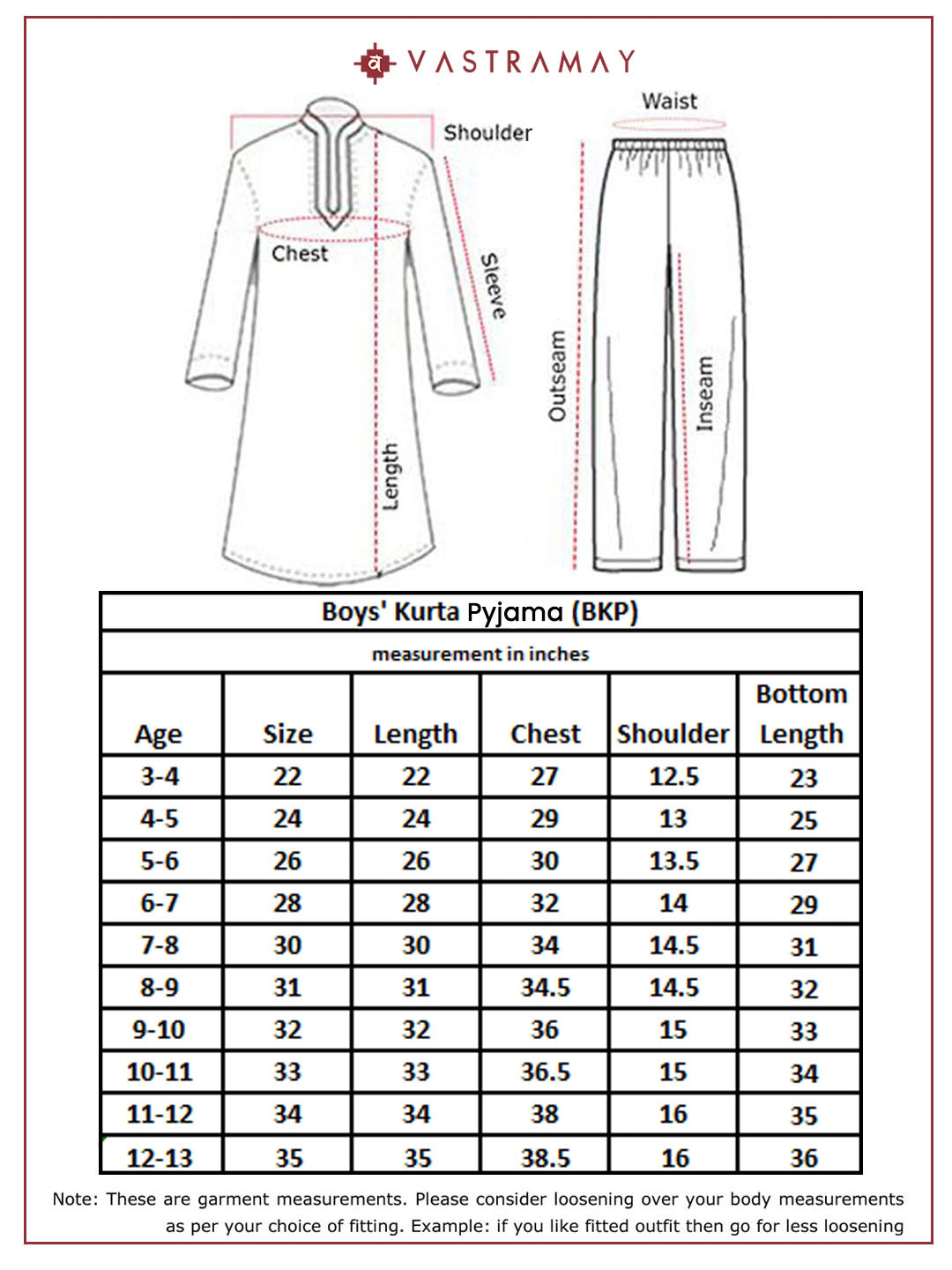 VASTRAMAY Boys' Aqua Kurta And Pyjama Set