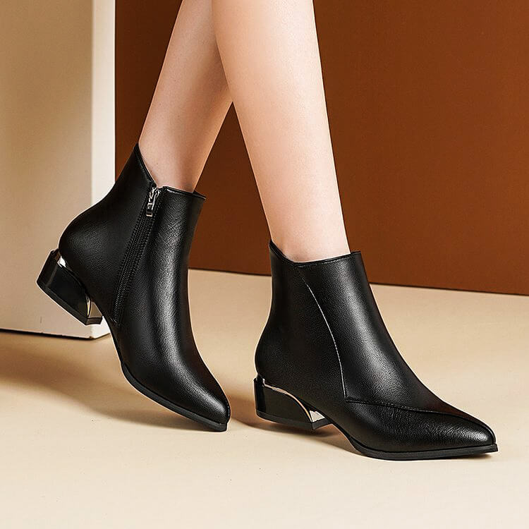 Victoria Ankle Boots  - By Qivii