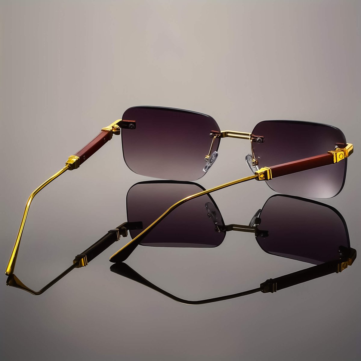 Bruno Valenci Rimless Shades  - By Qivii