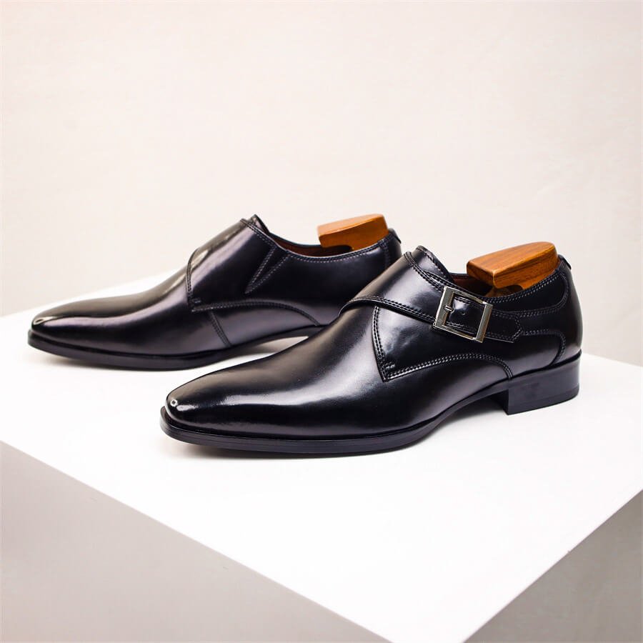 Carlo Vespucci Leather Shoes  - By Qivii