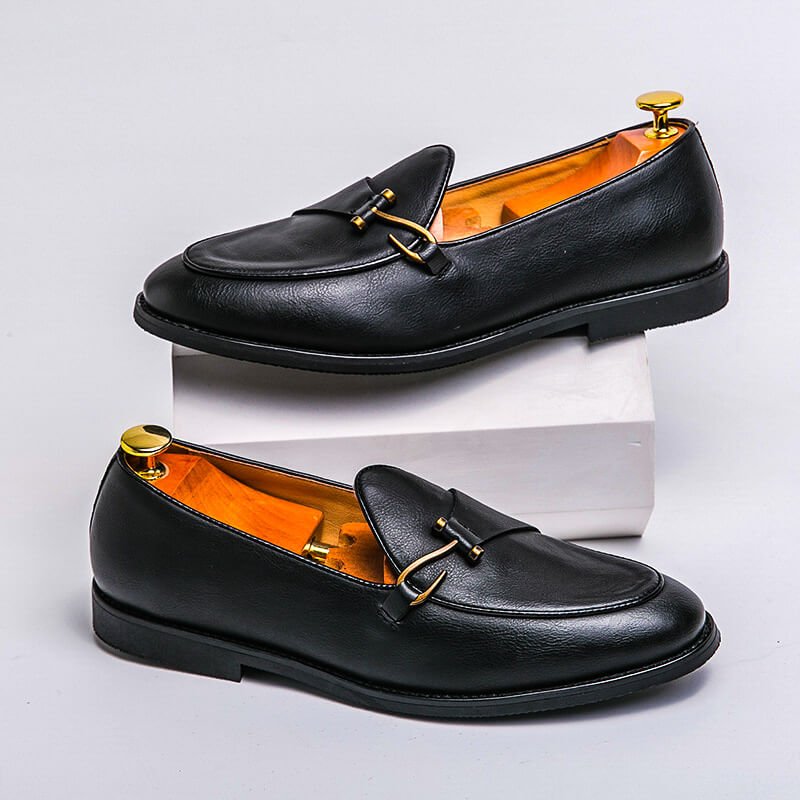 Preston Hook Leather Loafers  - By Qivii