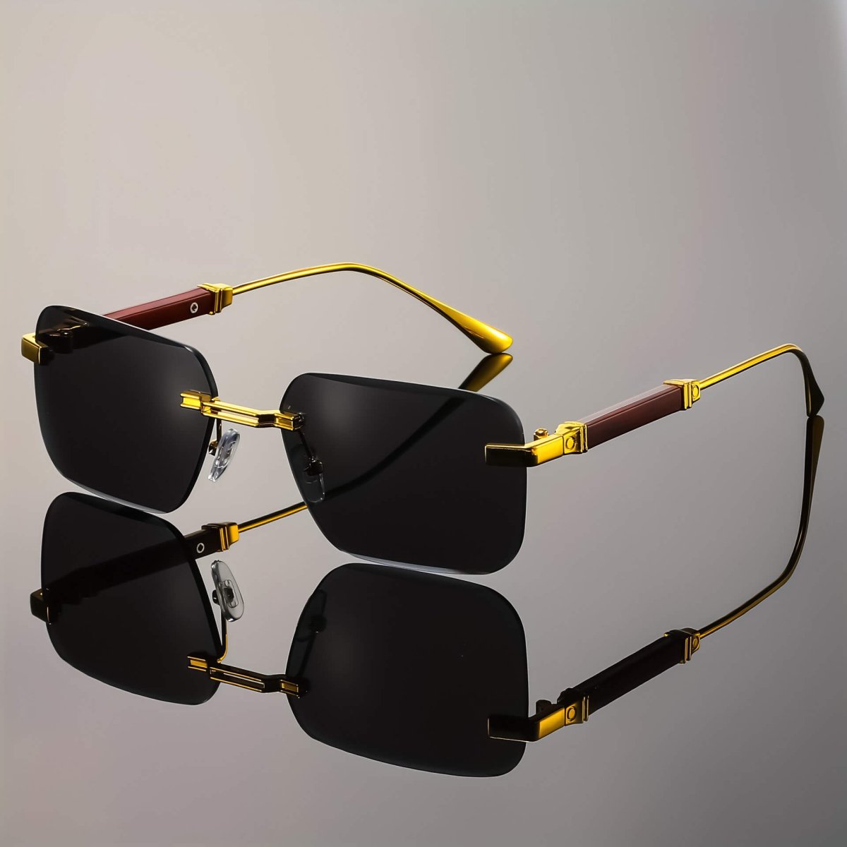 Bruno Valenci Rimless Shades  - By Qivii