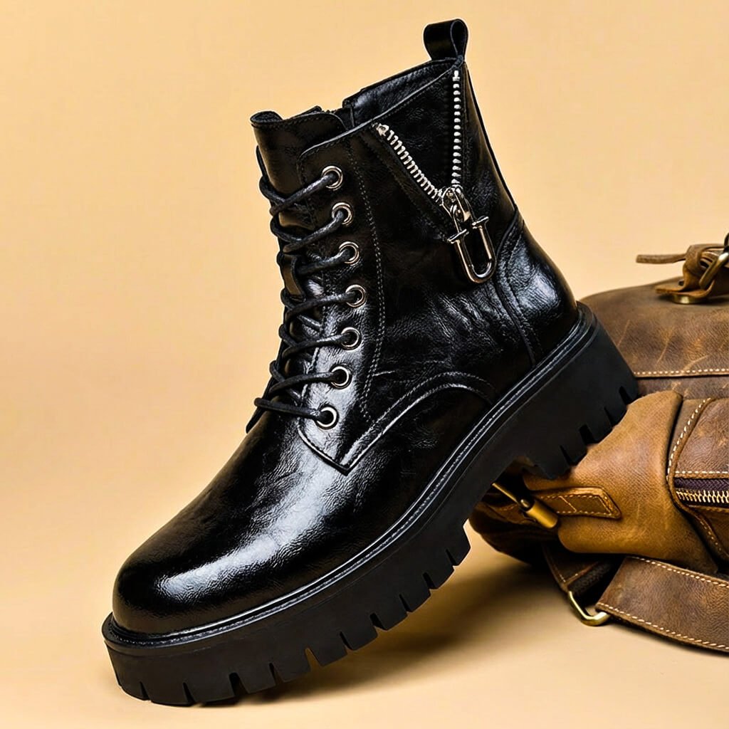 Underwood Prestige Leather Boots  - By Qivii