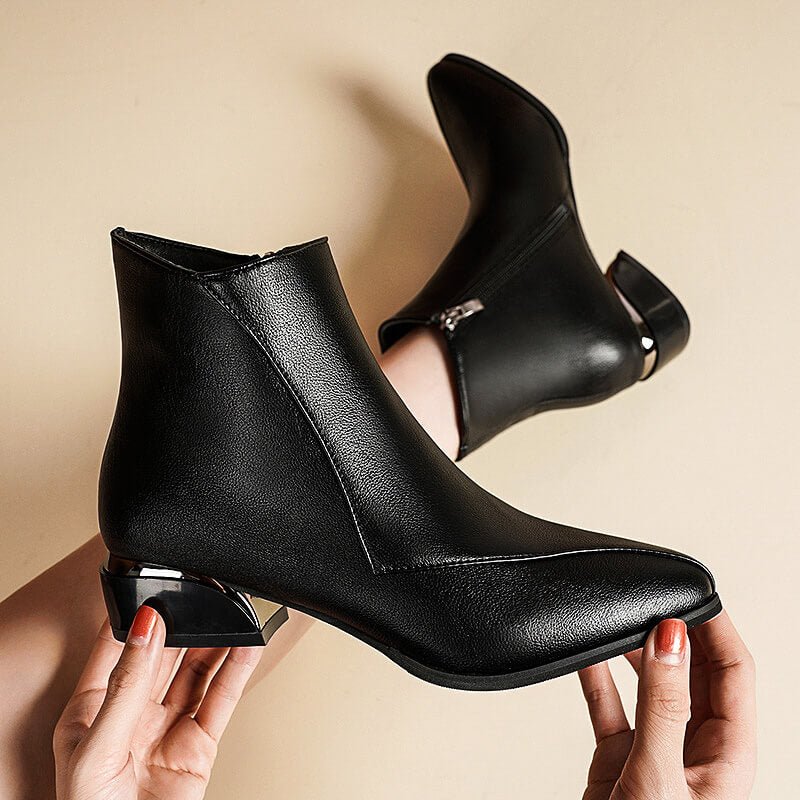 Victoria Ankle Boots  - By Qivii