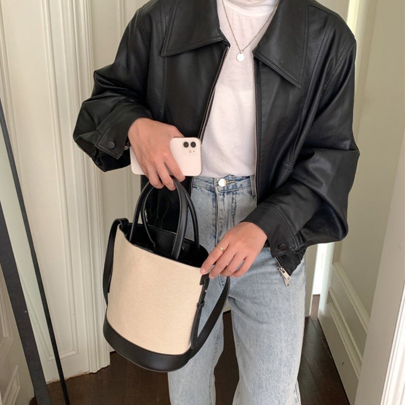 Serah | Crossbody Bucket Bag  - By Qivii