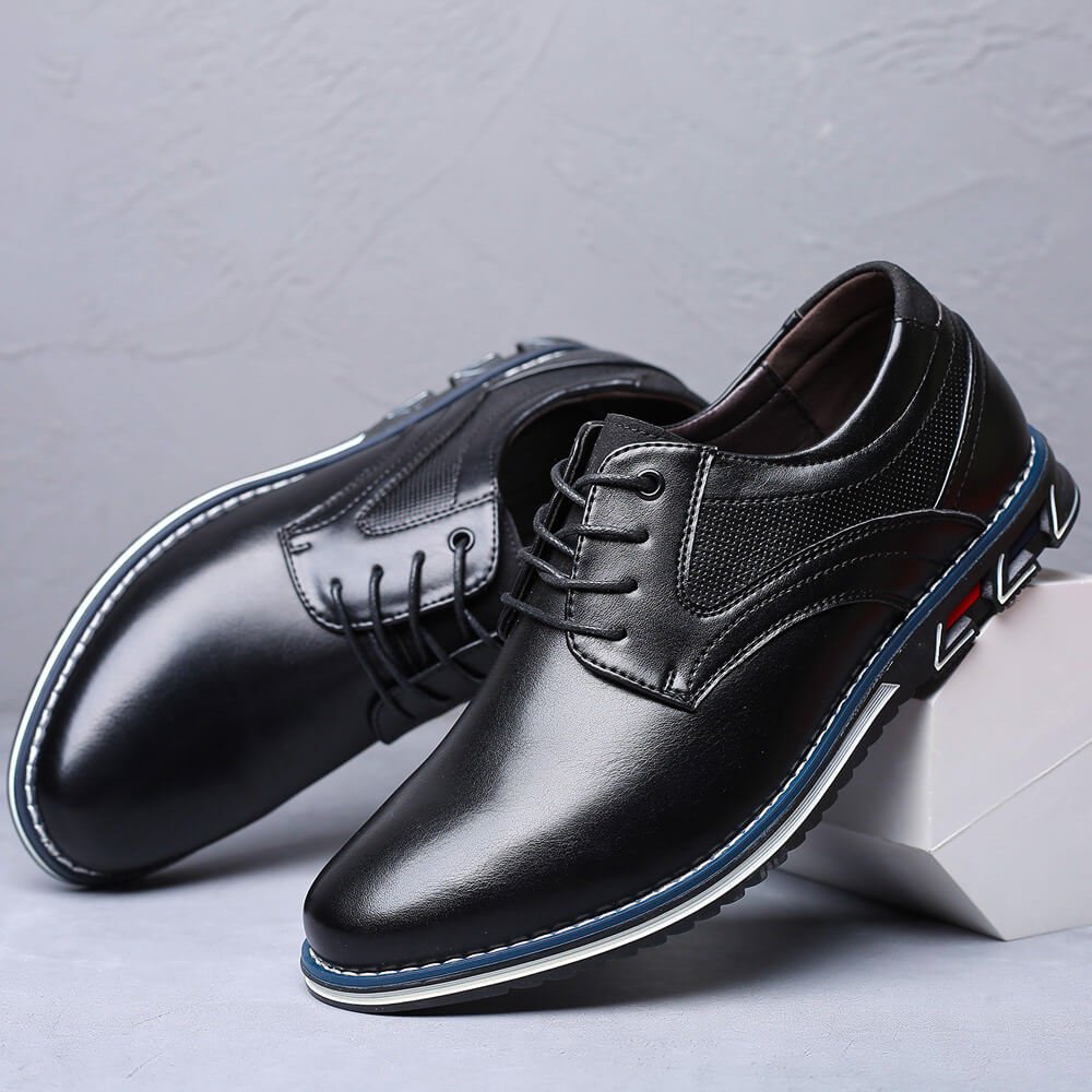 Lucciano Santi Leather Shoes  - By Qivii
