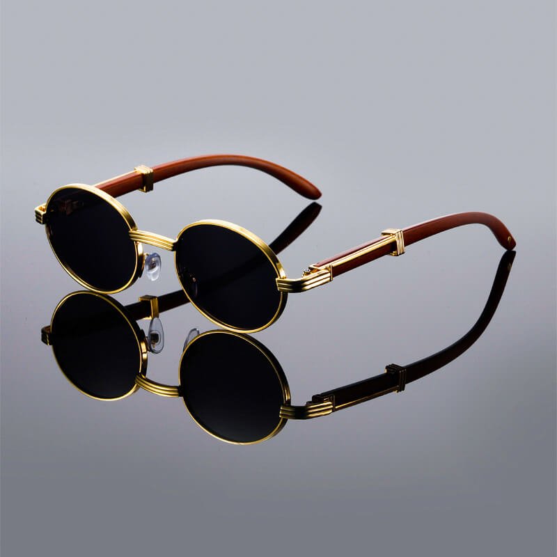 Lorenzo Oval Retro Shades  - By Qivii