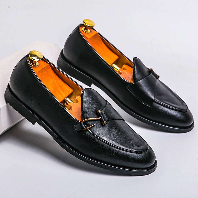 Preston Hook Leather Loafers  - By Qivii
