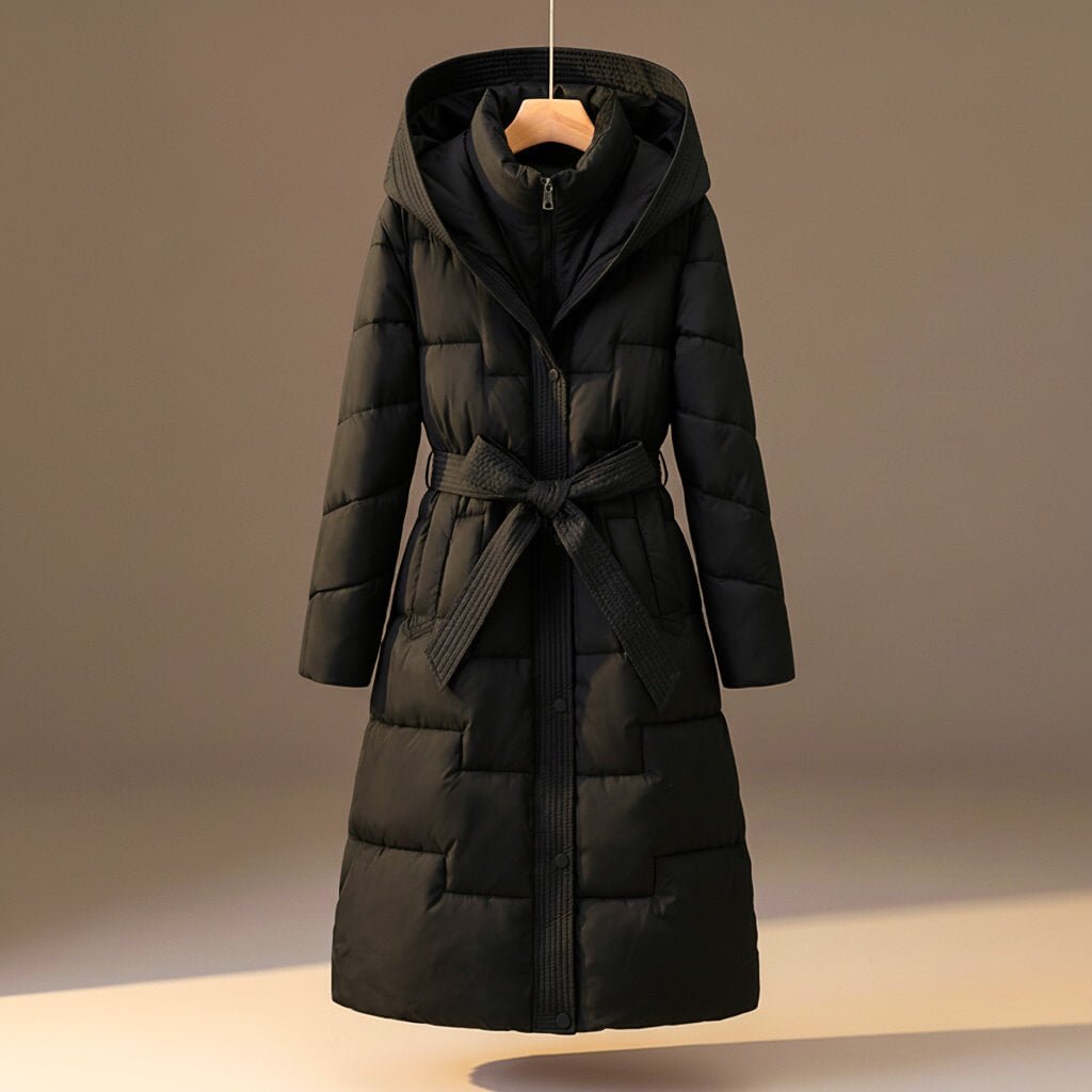 Anastasia Quilted Hooded Coat  - By Qivii