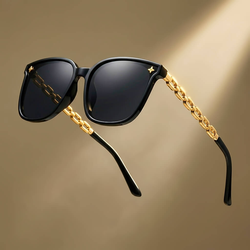 Chain Reaction Oversized Shades  - By Qivii