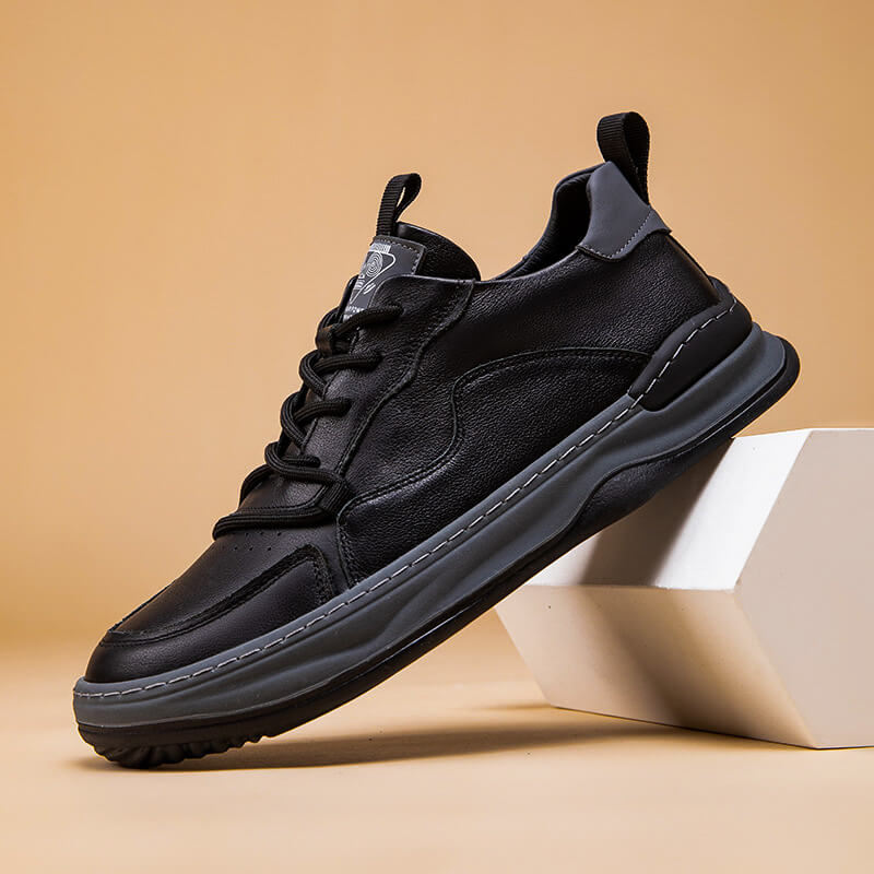 Logan Genuine Leather Sneakers  - By Qivii