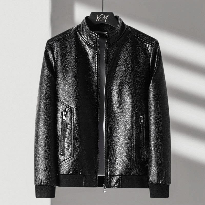 Matteo Verdi Leather Jacket  - By Qivii
