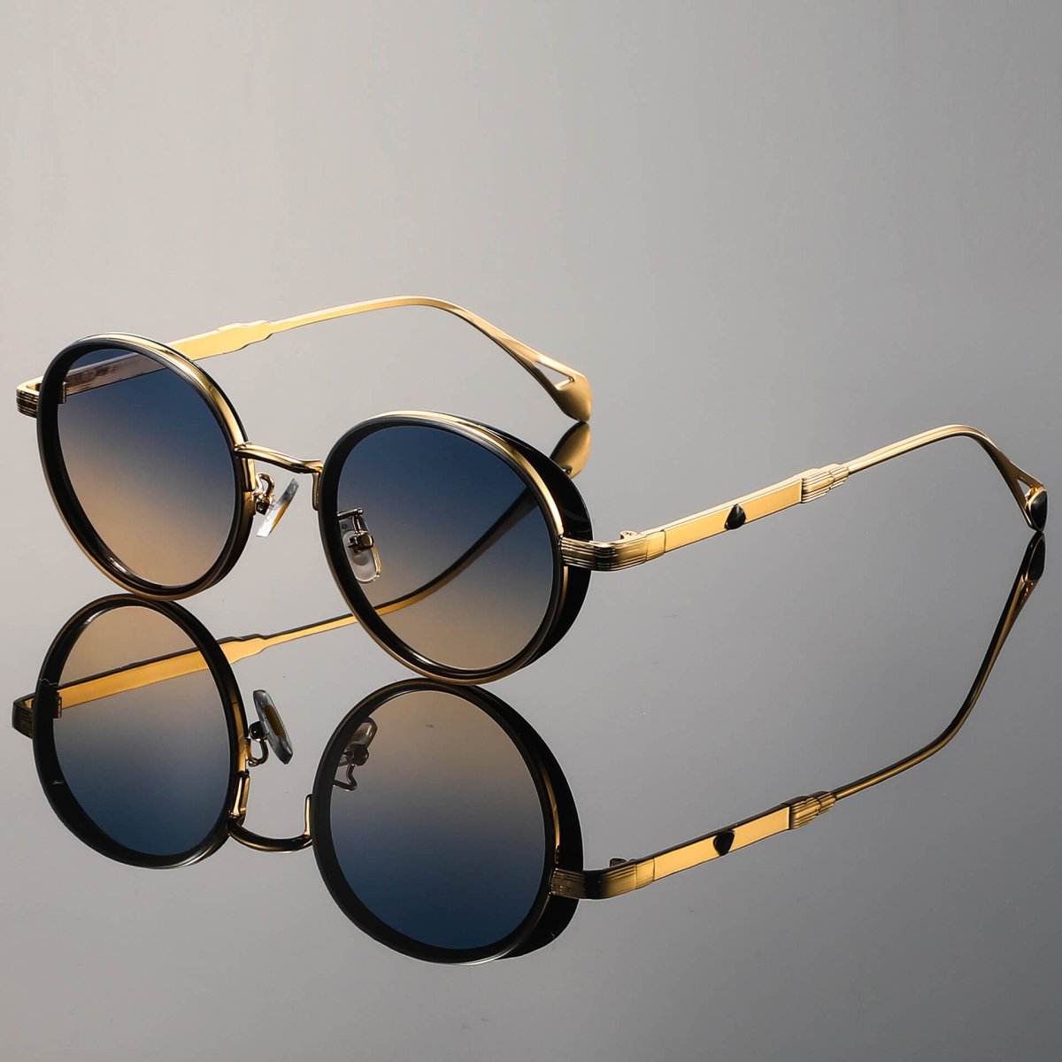 Carter Round Retro Shades  - By Qivii
