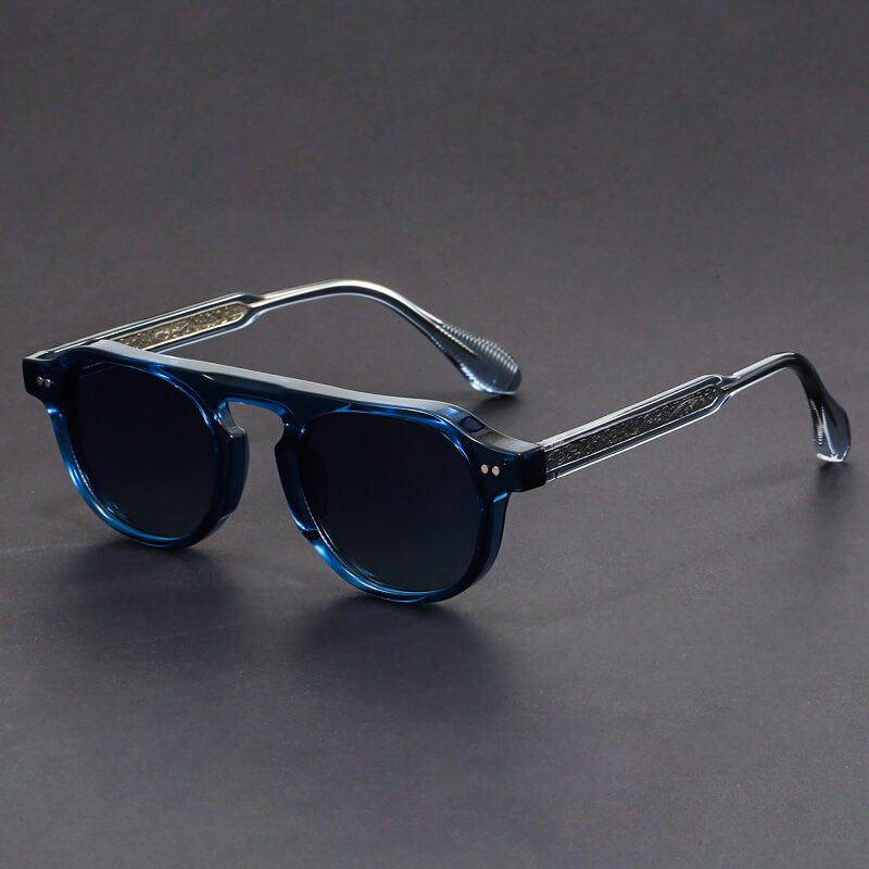 Riccardo Vintage Oval Shades  - By Qivii