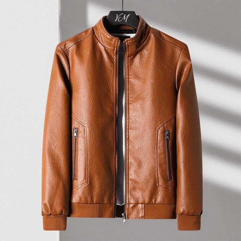Matteo Verdi Leather Jacket  - By Qivii