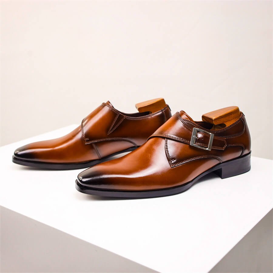 Carlo Vespucci Leather Shoes  - By Qivii