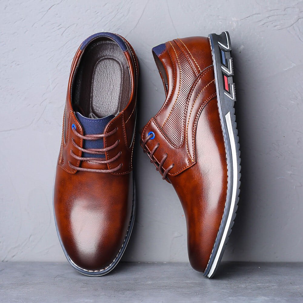 Lucciano Santi Leather Shoes  - By Qivii