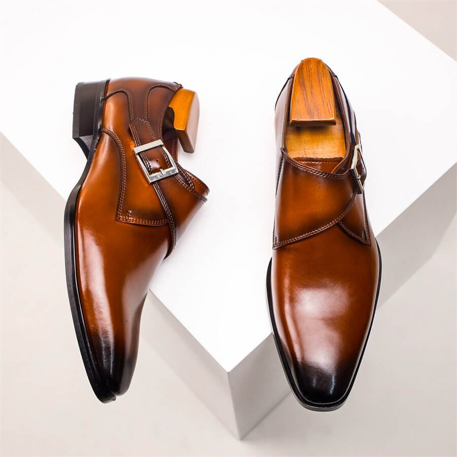 Carlo Vespucci Leather Shoes  - By Qivii