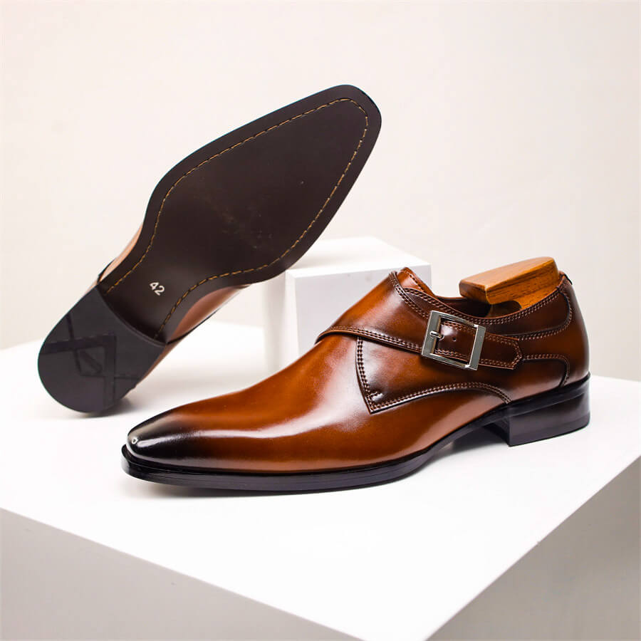 Carlo Vespucci Leather Shoes  - By Qivii