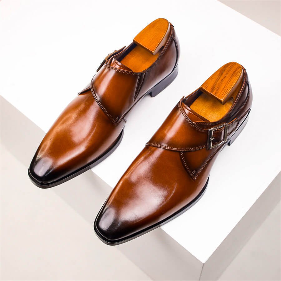 Carlo Vespucci Leather Shoes  - By Qivii