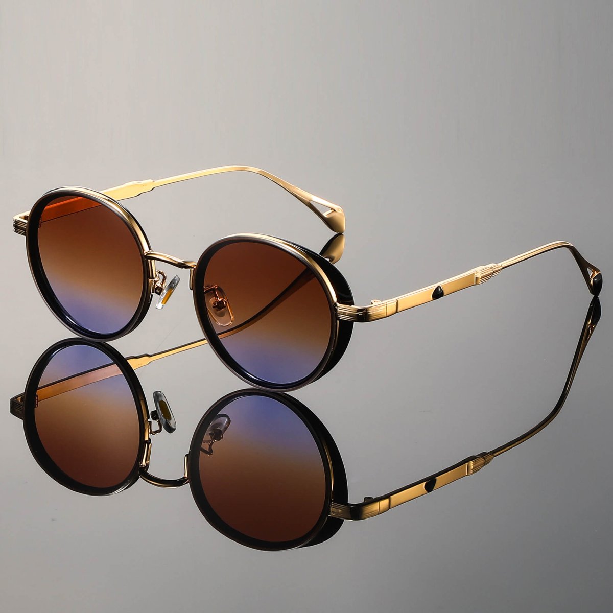 Carter Round Retro Shades  - By Qivii