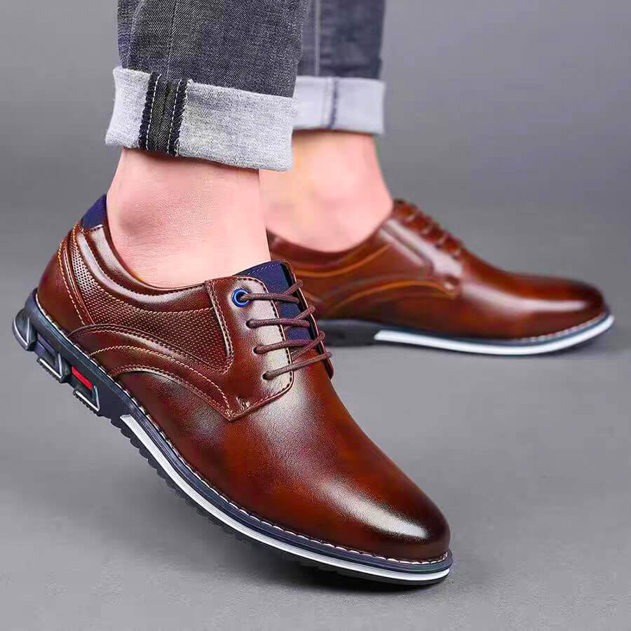 Lucciano Santi Leather Shoes  - By Qivii