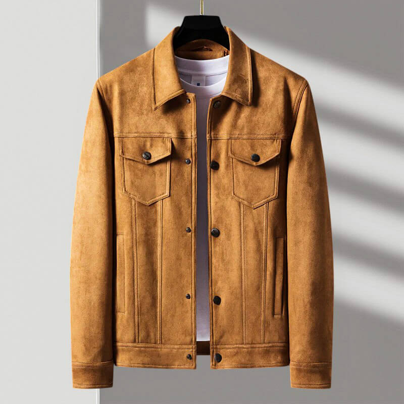 Beverly Suede Retro Jacket  - By Qivii