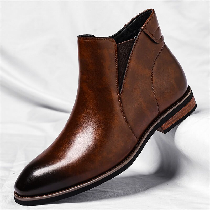 Brennan Genuine Leather Boots  - By Qivii